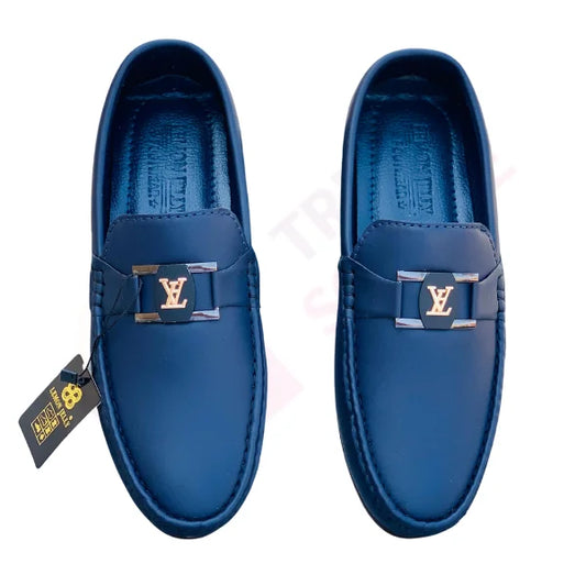 Crafted for Confidence: Elite Velvet & Leather Loafers